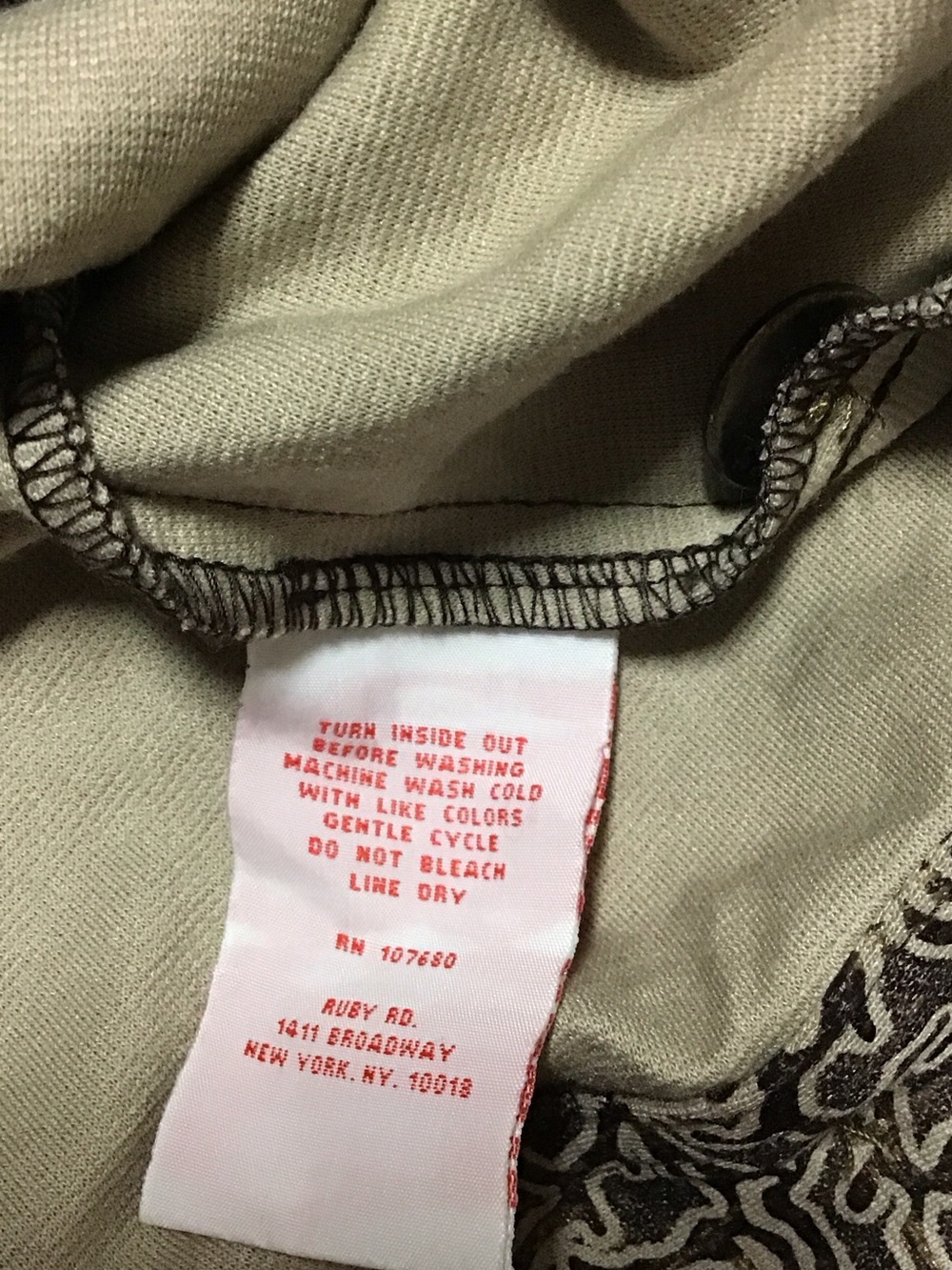 Ruby Rd. Taupe Animal-Print Jean Jacket - Picture 8 of 8
